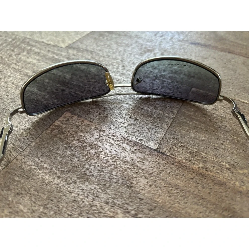 Vintage B&L Ray-Ban USA Aviator Sunglasses Silver Square Lens w/case Rare VTG OG